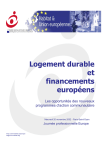 Logement durable et financements européens