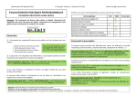 Questionnaire d`évaluation soumis aux