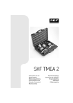 Mode d`emploi syst&egrave;me SKF TMEA 2