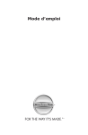 Mode d`emploi