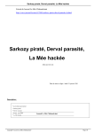 Sarkozy piraté, Derval parasité, La Mée hackée