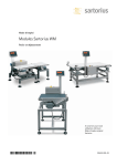 Modules Sartorius WM