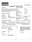 Fiche technique Rubbol Solid DEK