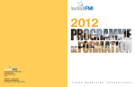 IMF Institute 2012 Training Catalog