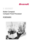 Robot Compact Compact Food Processor ROB506BG