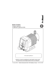 Mode d`emploi Pompe doseuse ProMinent&reg; gamma G/5b