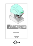 Marker 2000 Manual