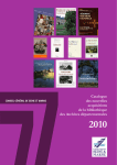 Catalogue des nouvelles acquisitions 2010