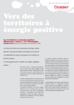 Dossier "Vers des territoires à énergie positive"
