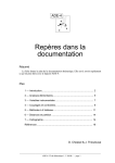 Repères dans la documentation