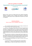 Responsabilit&eacute;s et discr&eacute;tion professionnelles des