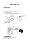 mini alarme 100001 mode d`emploi