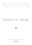 Dossier de Presse PARÉIDOLIE 2015