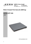 F KERN KFP V20 - KERN & SOHN GmbH