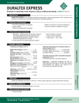 DURALTEX EXPRESS - Euclid Chemical