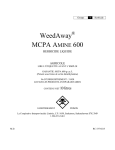 WeedAway MCPA AMINE 600