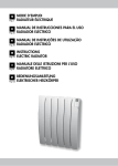 mode d`emploi radiateur &eacute;lectrique instructions electric radiator