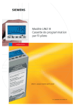 Mod&egrave;le LINZ III Cassette de programmation par fil pilote