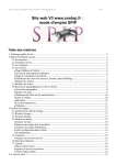 Site web V3 www.snetap.fr : mode d`emploi SPIP Table des matières