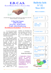 Bulletin Info N° 52 Mars 2012