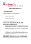 directives de la Municipalité de Gland