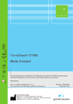 PelvoCheck® CT/NG Mode d`emploi - Greiner Bio-One