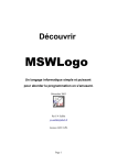 Découvrir MSWLogo (document pdf de 1,16 Mo)