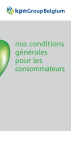 nos conditions générales pour les consommateurs