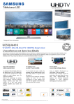 L`excellence est dans les d&eacute;tails T&eacute;l&eacute;viseur LED UE55JU6410