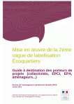 Mise en œuvre de la 2ème vague de labellisation Écoquartiers