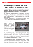 Nul n`est proph&egrave;te en son pays &hellip; sauf Althaus