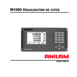 W1000 VISUALISATION DE COTES - Acu-Rite