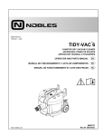 Nobles Tidy-Vac 6 Manual 9009727