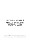 lettre ouverte &agrave; anselm jappe sur cr&eacute;dit &agrave; mort