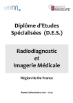 (DES) Radiodiagnostic et Imagerie Médicale