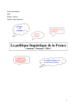 La politique linguistique de la France