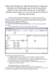 Petit mode d`emploi pour uploader facilement &agrave; l`usage des