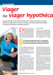 Viager ou viager hypothéca