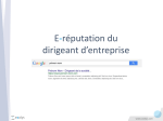 e-r&eacute;putation du dirigeant d`entreprise