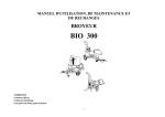 BIO 300 - Broyeurs de v&eacute;g&eacute;taux
