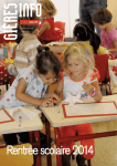 Rentrée scolaire 2014