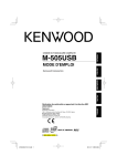 M-505USB - Kenwood