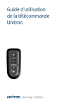 Unitron remote control user guide