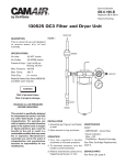 130525 QC3 Filter and Dryer Unit
