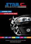 GAMME PRO CATALOGUE 2015