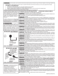 Consignes de s&eacute;curit&eacute; importantes CONSERVER CE MODE D
