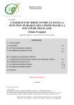Le droit syndical