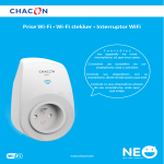 Prise Wi-Fi &bull; Wi-Fi stekker &bull; Interruptor WiFi