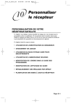 Personnaliser le r&eacute;cepteur
