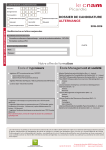 Dossier de candidature